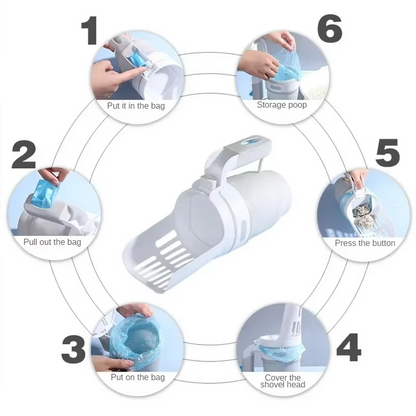 Kat Bak Schep - CleanSweep - Zelfreinigend - Makkelijke Verwijdering