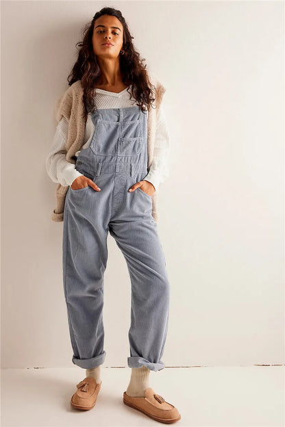 Denim Tuinbroek - RetroFit - Vintage Stijl - Casual Jumpsuit
