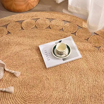 Rond Vloerkleed - EcoWeave - Natuurlijke Vezels - Duurzaam Design