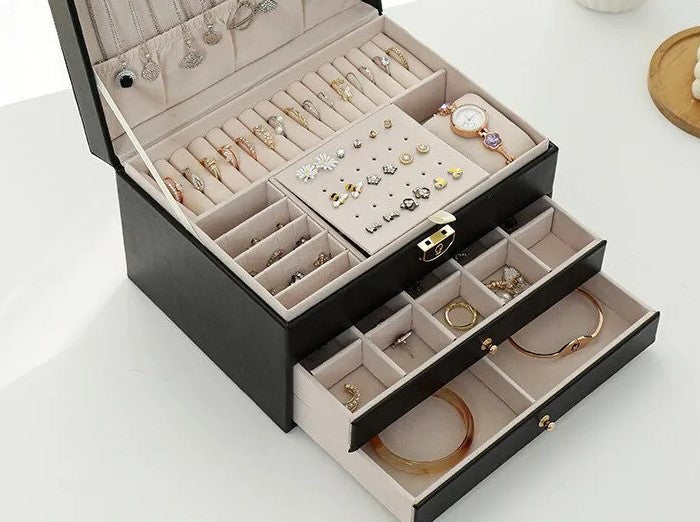 Sieradendoos - LuxiBox - Meerdere Lagen Opslag - Elegante Organizer