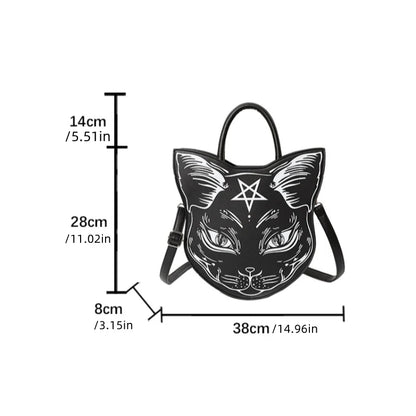 Gothische Handtas - DarkMuse - Kat Design - Spookachtige Elegant