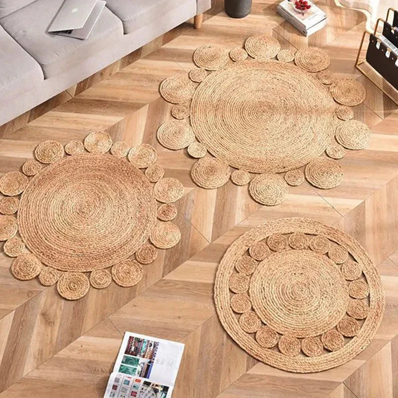 Rond Vloerkleed - EcoWeave - Natuurlijke Vezels - Duurzaam Design