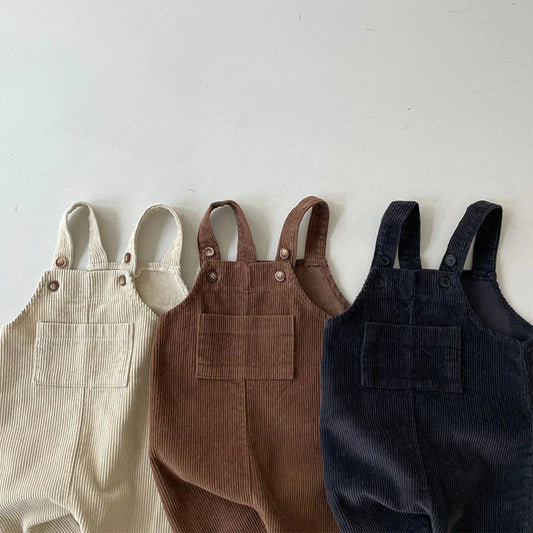 Baby Overall - CozyTots - Zachte Corduroy - Verstelbare Bandjes