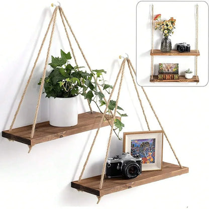 Wandplank - EcoHemp - Omkeerbaar Design - Boho Chic
