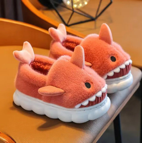 Winter Schoenen - SnuggleFit - Schattige Cartoon Hakken - Zachte Pluche Pantoffels