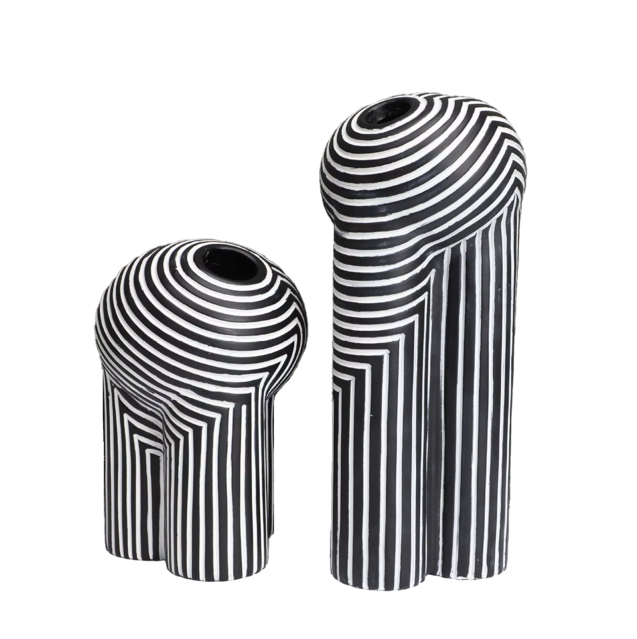 Vaas Collectie - MonoVase - Zwart & Wit - Modern Design