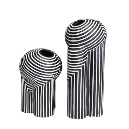 Vaas Collectie - MonoVase - Zwart & Wit - Modern Design