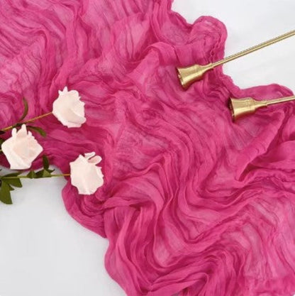 Tafelloper - ElegantWeave - Linnen Stof - Boho Stijl