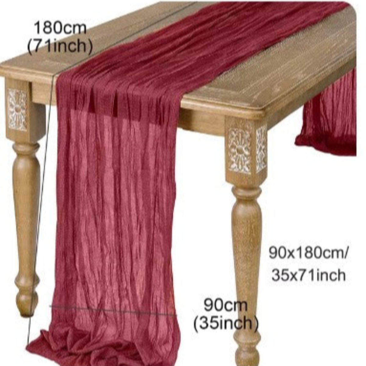 Tafelloper - ElegantWeave - Linnen Stof - Boho Stijl