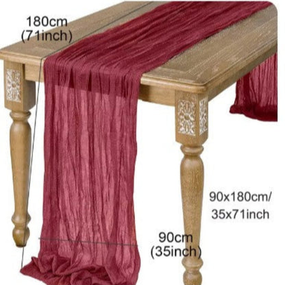 Tafelloper - ElegantWeave - Linnen Stof - Boho Stijl