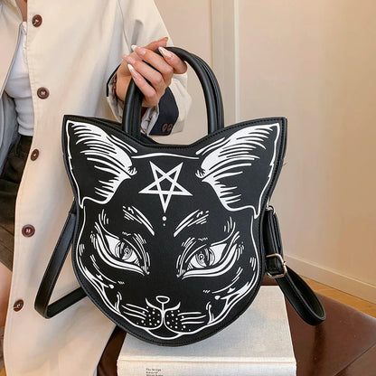 Gothische Handtas - DarkMuse - Kat Design - Spookachtige Elegant