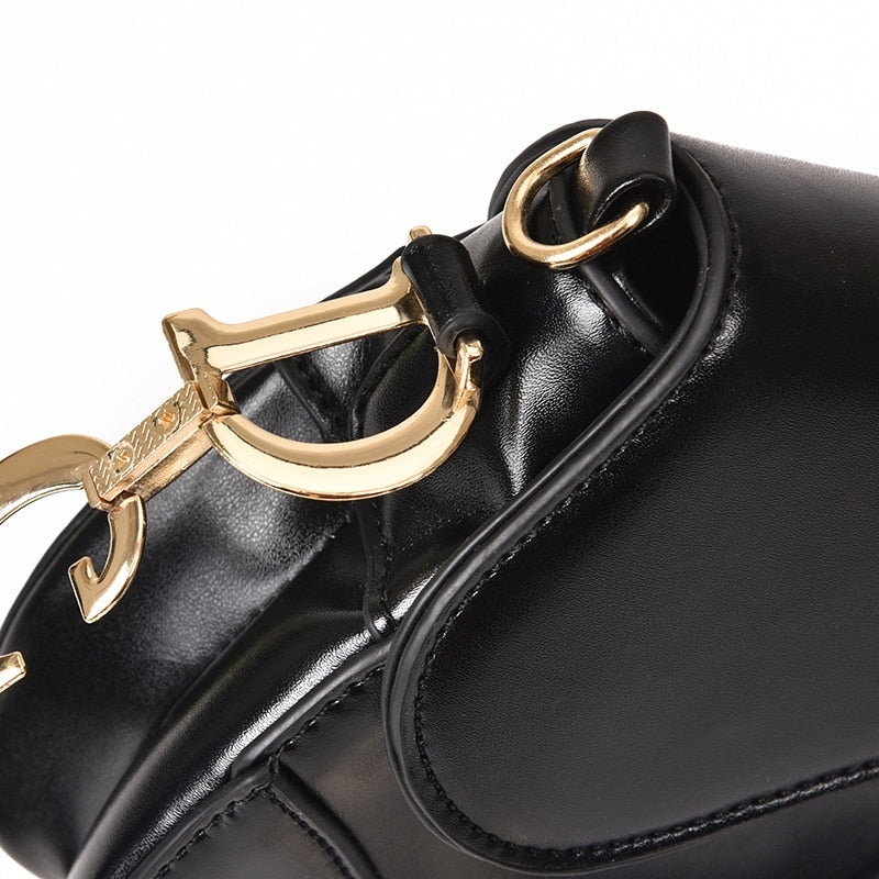 Schoudertas - Elegance - Luxe PU - Leren Zadeltas