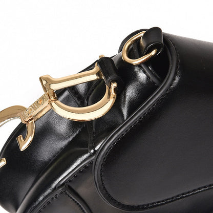 Schoudertas - Elegance - Luxe PU - Leren Zadeltas