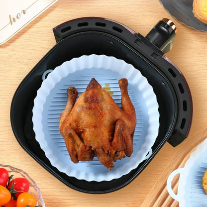 Airfryer Mandje - CleanCook - Siliconen Pot - Herbruikbare Airfryer Bakplaat