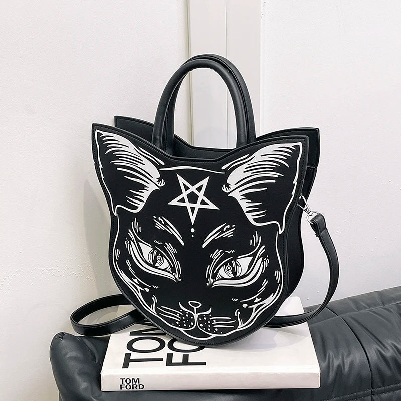 Gothische Handtas - DarkMuse - Kat Design - Spookachtige Elegant