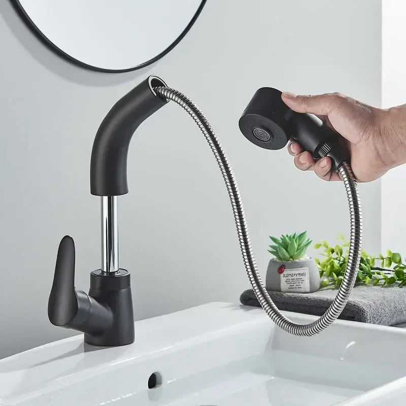 Badkamerkraan - AquaLift - Uittrekbare Functie - Universele Draaistraal