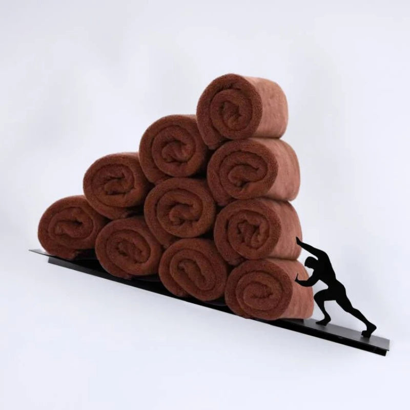 Toiletrolhouder - BathFlex - Roestvrijstaal - Wandbevestiging Opslag