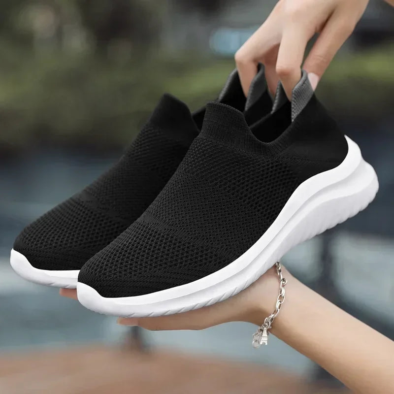 Heren Sneakers - SwiftStep - Slip-On Comfort - Lichte Wandelschoenen