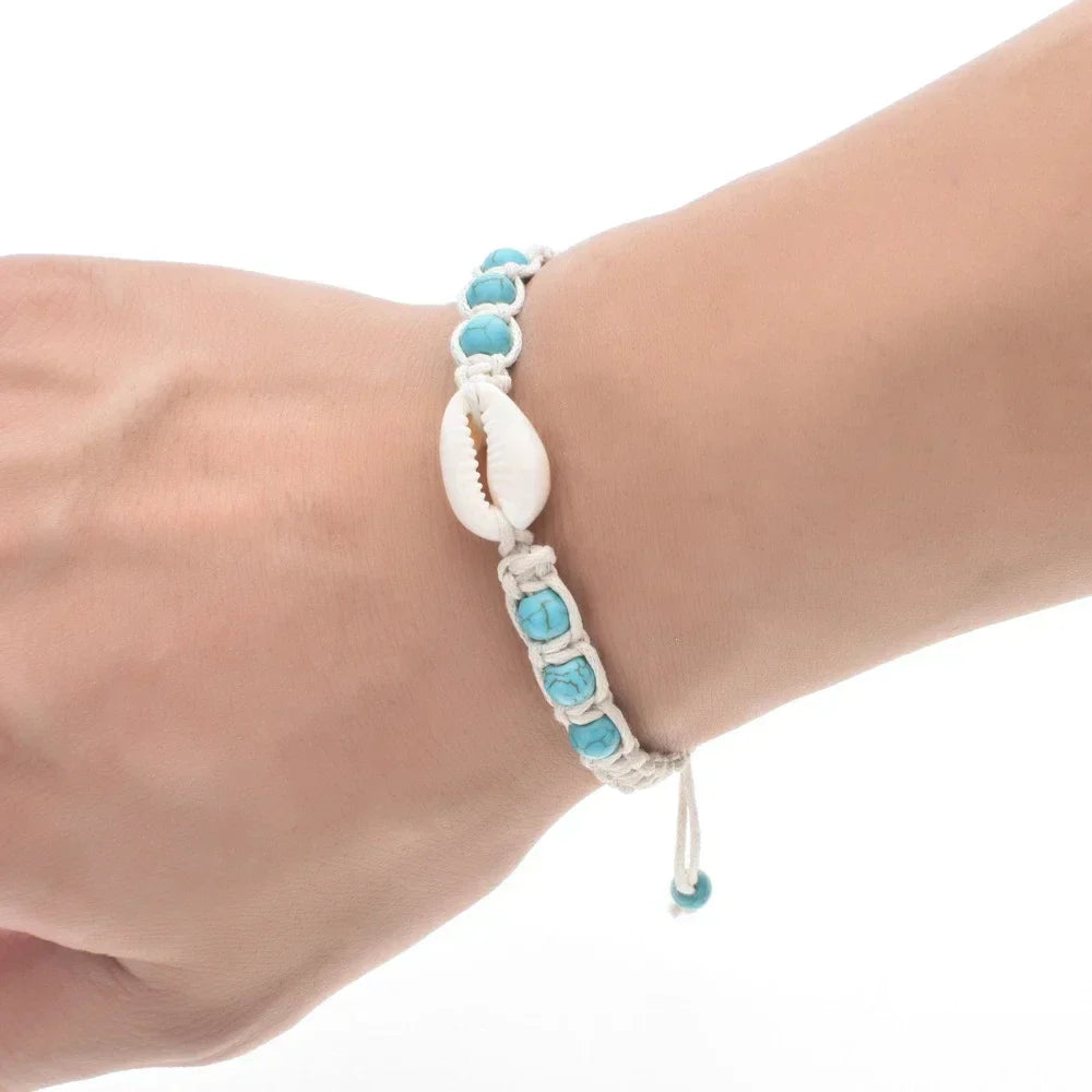 Armband - OceanWave - Sterster Charm - Vlecht Design