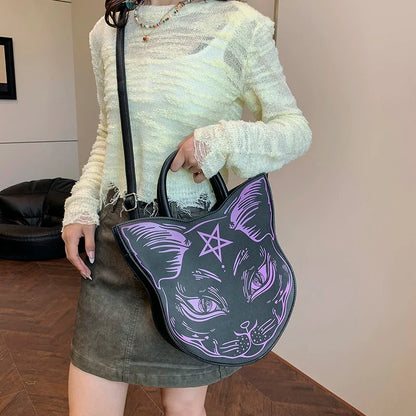 Gothische Handtas - DarkMuse - Kat Design - Spookachtige Elegant