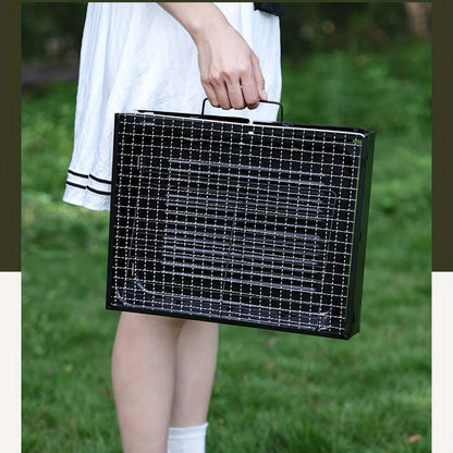 Draagbare Vouwbarbecue - GrillMax - Rookloos Ontwerp - Buiten Koken