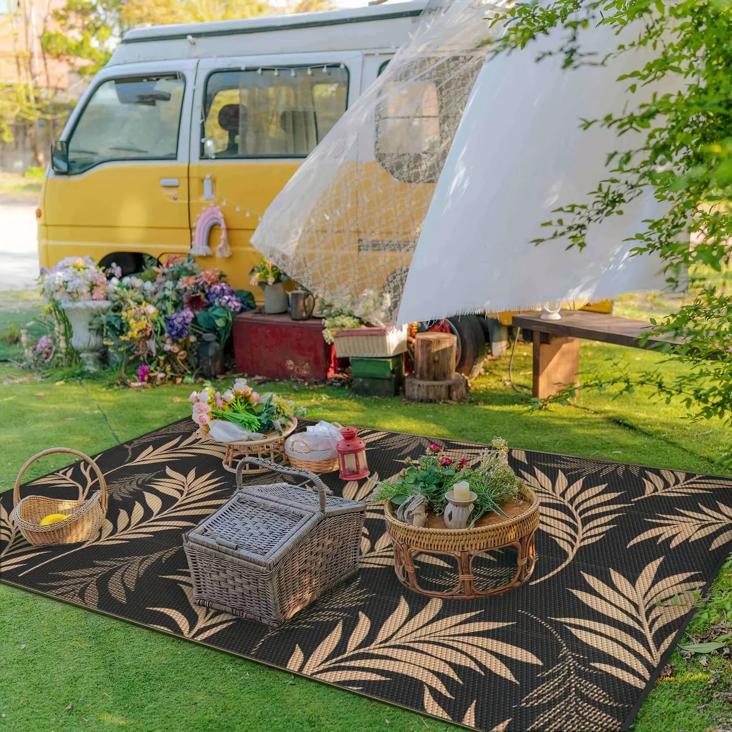 Tuinkleed - EcoMat - Omkeerbaar Design - Buiten Gebruik