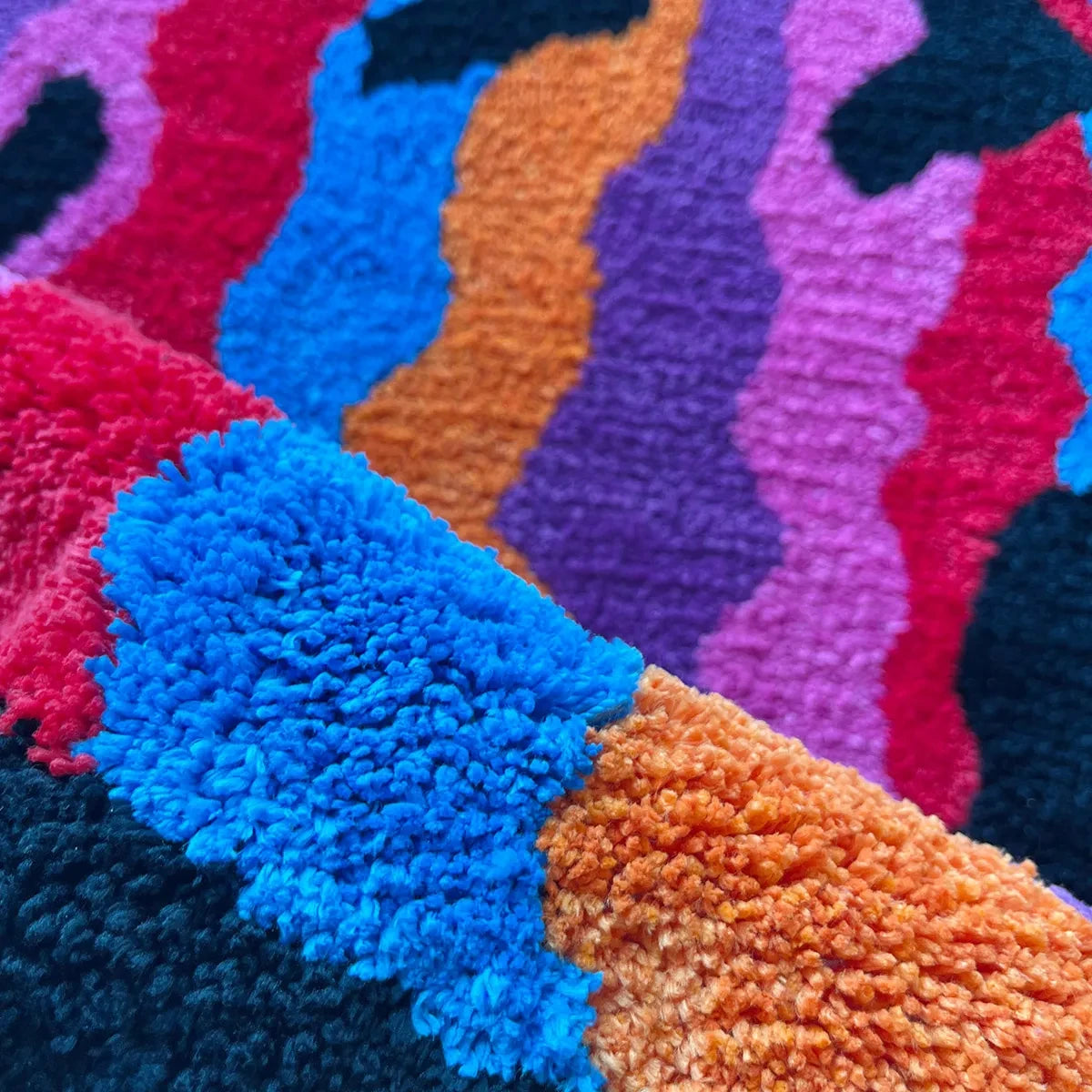 Vloerkleed - CozyFluff - Glimlachende Tuft - Zacht Handgemaakt Tapijt