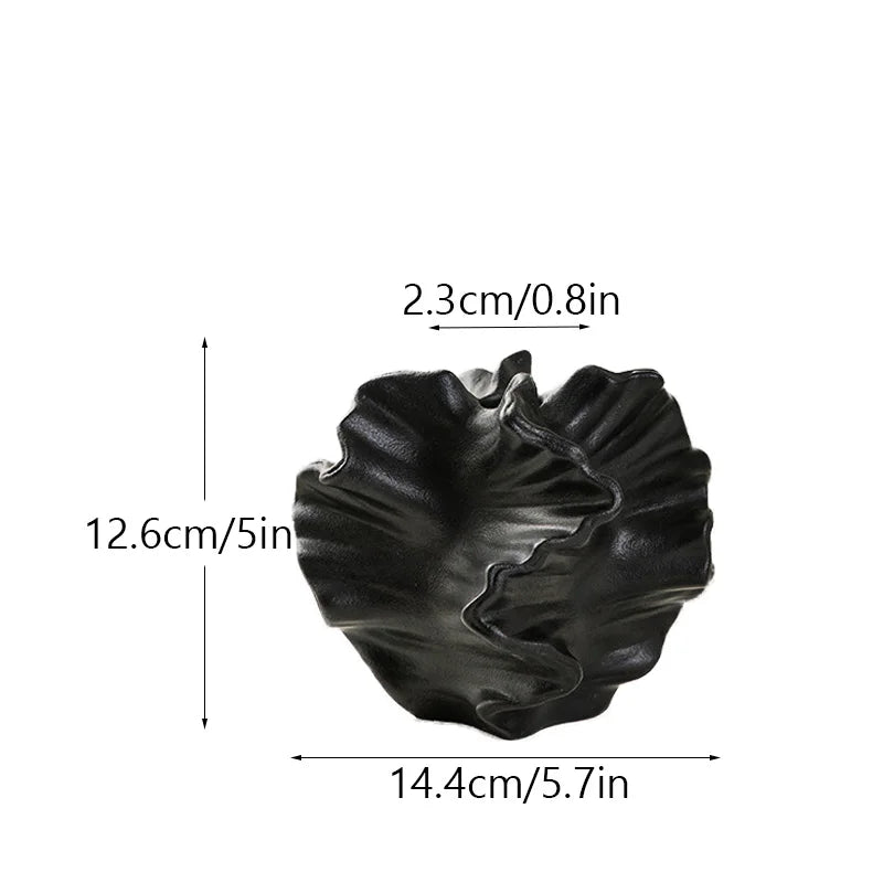 Keramische Vaas - NordicStyle - Koraal Design - Stijlvolle Decoratie