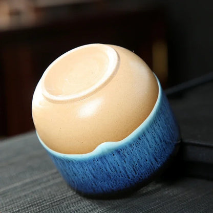 Theekop - ColorGlow - Keramisch Design - Elegant met Verf Druppels