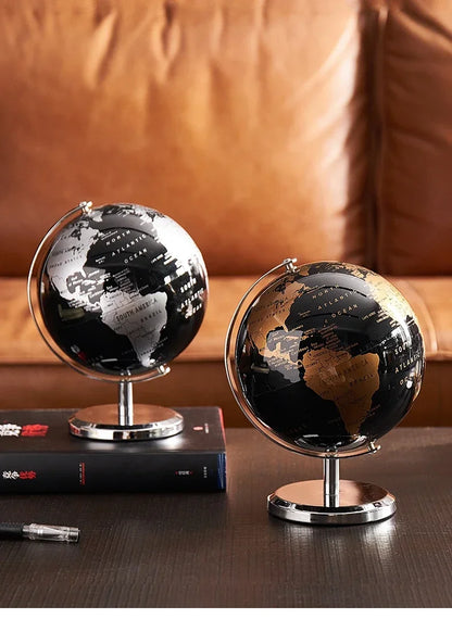 Globe - WorldSphere - Metalen Stand - Decoratief Stuk