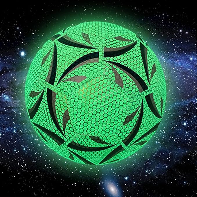 Voetbal - GlowBall - Reflecterend Design - Waterdichte Technologie