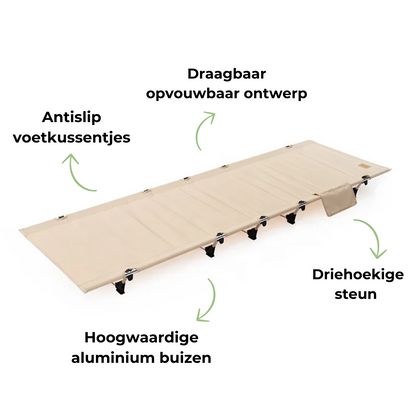 Opvouwbaar Kampeerbed - CampEase - Compact Ontwerp - Lichtgewicht Comfort