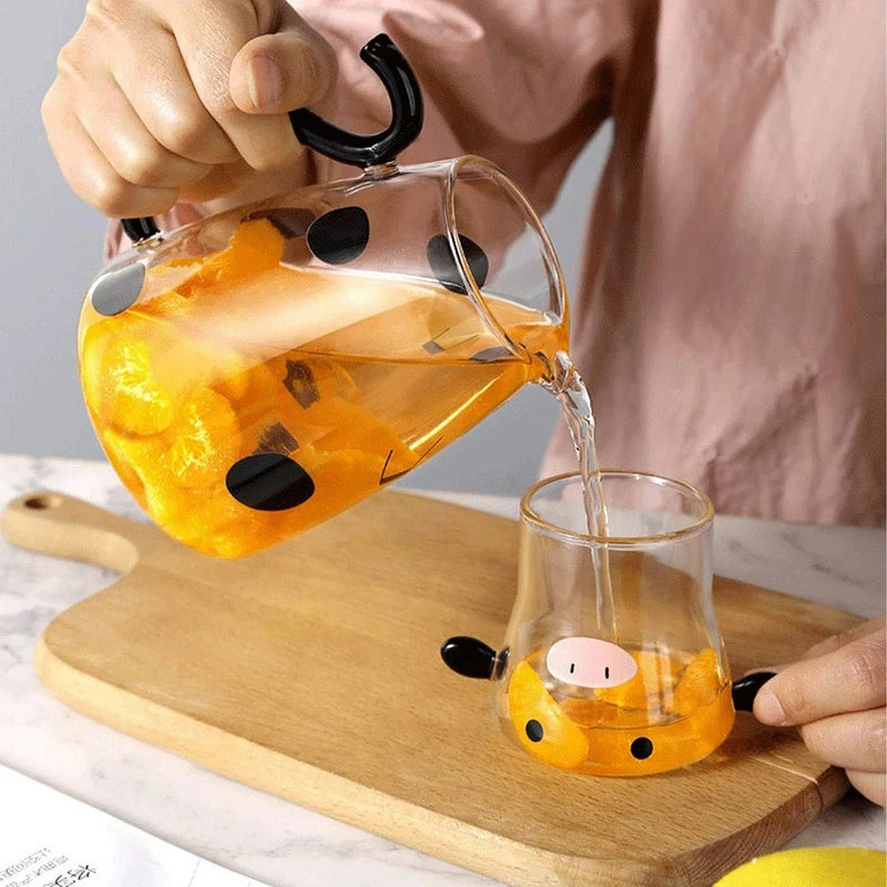 Glazen Ketel Set - ClearBrew - Elegante Design - Kopje & Ketel