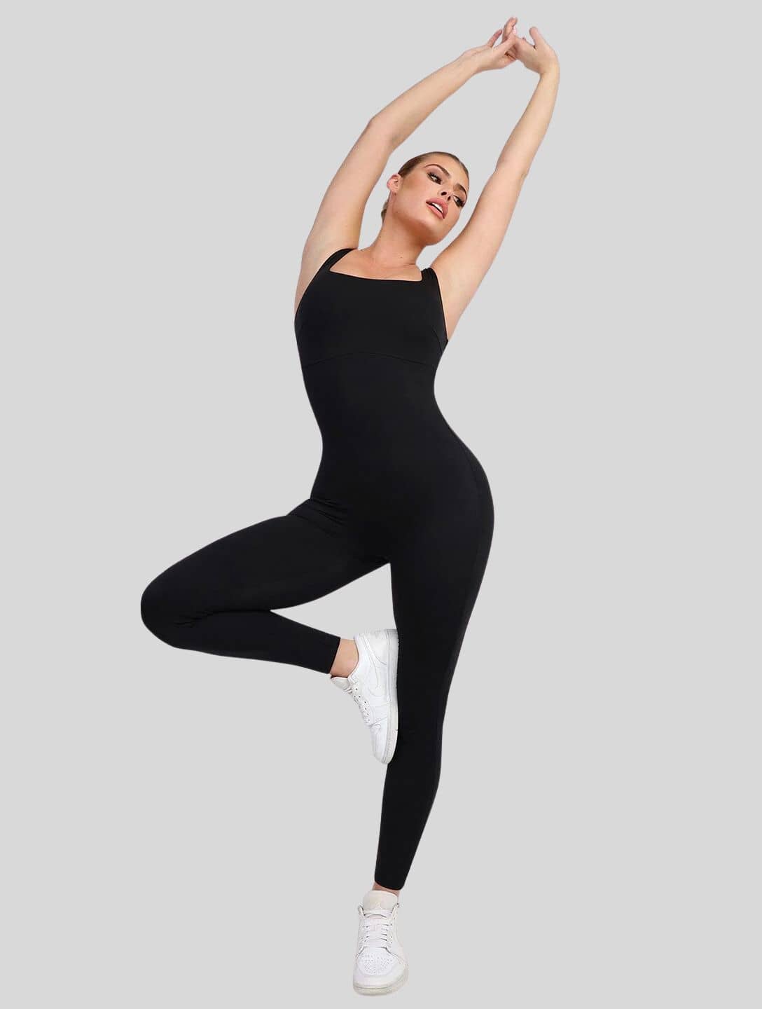 Eén Piece Tank Top Jumpsuit - ShapeFit - Strakke Vormgeving - Comfort voor de Hele Dag