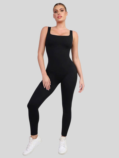 Eén Piece Tank Top Jumpsuit - ShapeFit - Strakke Vormgeving - Comfort voor de Hele Dag