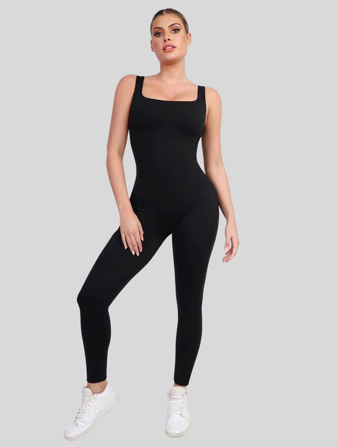 Eén Piece Tank Top Jumpsuit - ShapeFit - Strakke Vormgeving - Comfort voor de Hele Dag