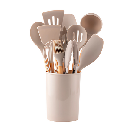 Kookgerei - HeatGuard - Duurzaam Siliconen - Anti-aanbak Set