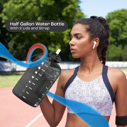 Hydratiefles - HydrateMax - Lekvrije Ontwerp - 2L Capaciteit