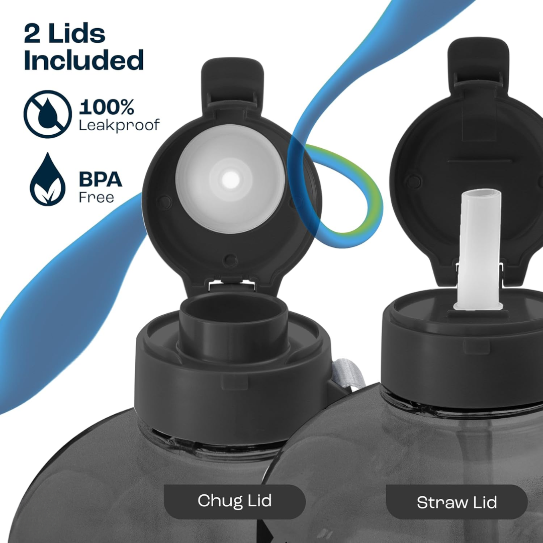 Hydratiefles - HydrateMax - Lekvrije Ontwerp - 2L Capaciteit