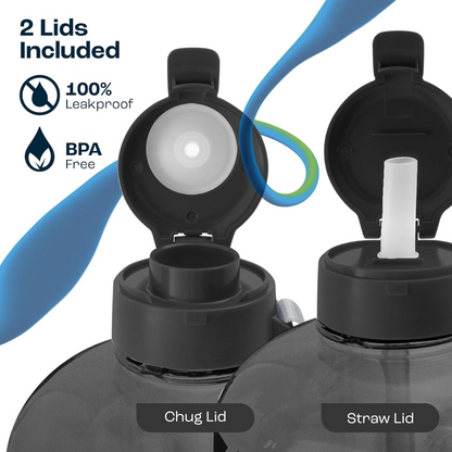 Hydratiefles - HydrateMax - Lekvrije Ontwerp - 2L Capaciteit