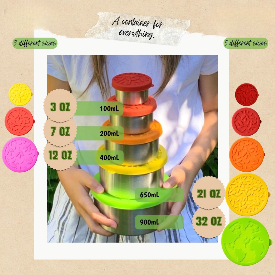 RVS Lunchdozen - FreshBox - Duurzaam - Lekvrij