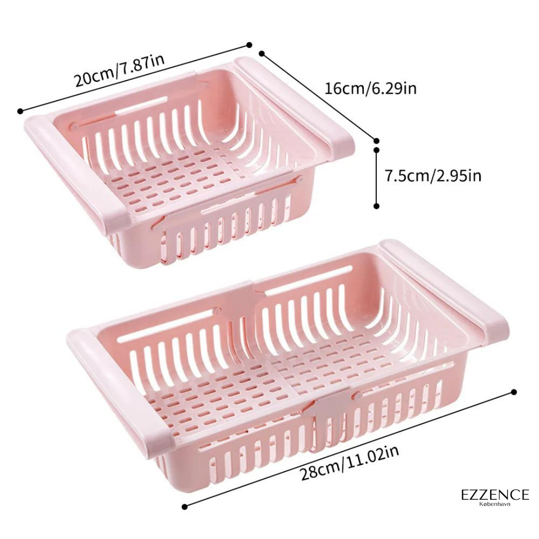 Koelkast Rek - CoolCrate - Ruimtebesparend - Verstelbare Organizer