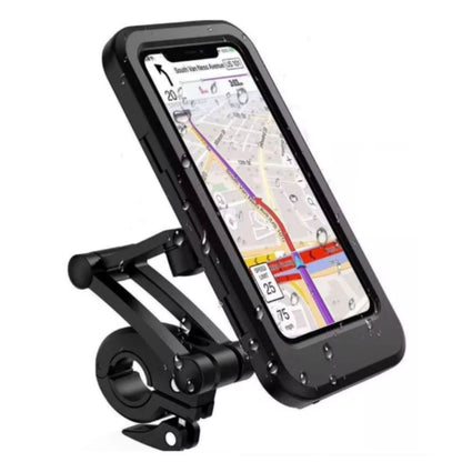 Waterdichte Telefoonhouder voor Fiets - AquaGuard - Schokbestendig Ontwerp - 360° Draaibaar