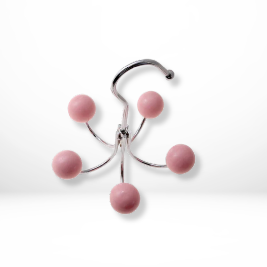 Muurkapstok Haak - Spinlure - Houten Draaibaar Rek - Kleurrijke Halhanger