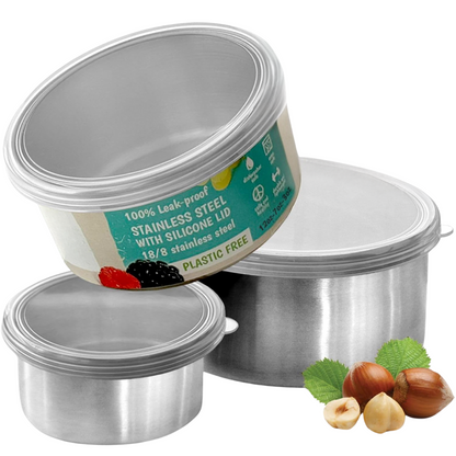 RVS Lunchdozen - FreshBox - Duurzaam - Lekvrij