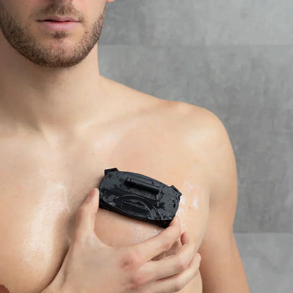 Rugmes - SmoothShave - Lange Handgreep - Dubbel Mes Design