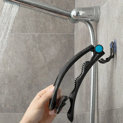 Rugmes - SmoothShave - Lange Handgreep - Dubbel Mes Design