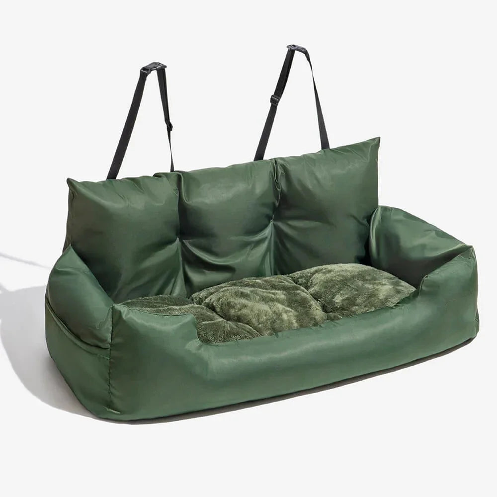 Luxe Honden Autobed - CozyRide - Pluche Comfort - Veilige Ontwerp