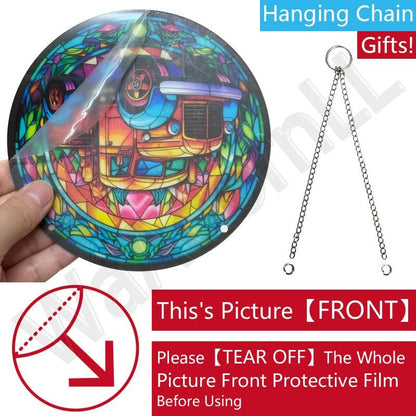 Zonnevanger - RetroGlow - Acryl Design - Raamdecoratie