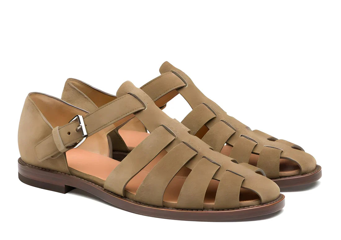 Heren Sandalen - SoleCraft - Lederen Comfort - Outdoor Mode